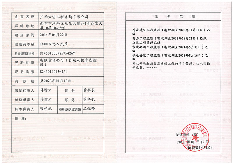 監(jiān)理資質